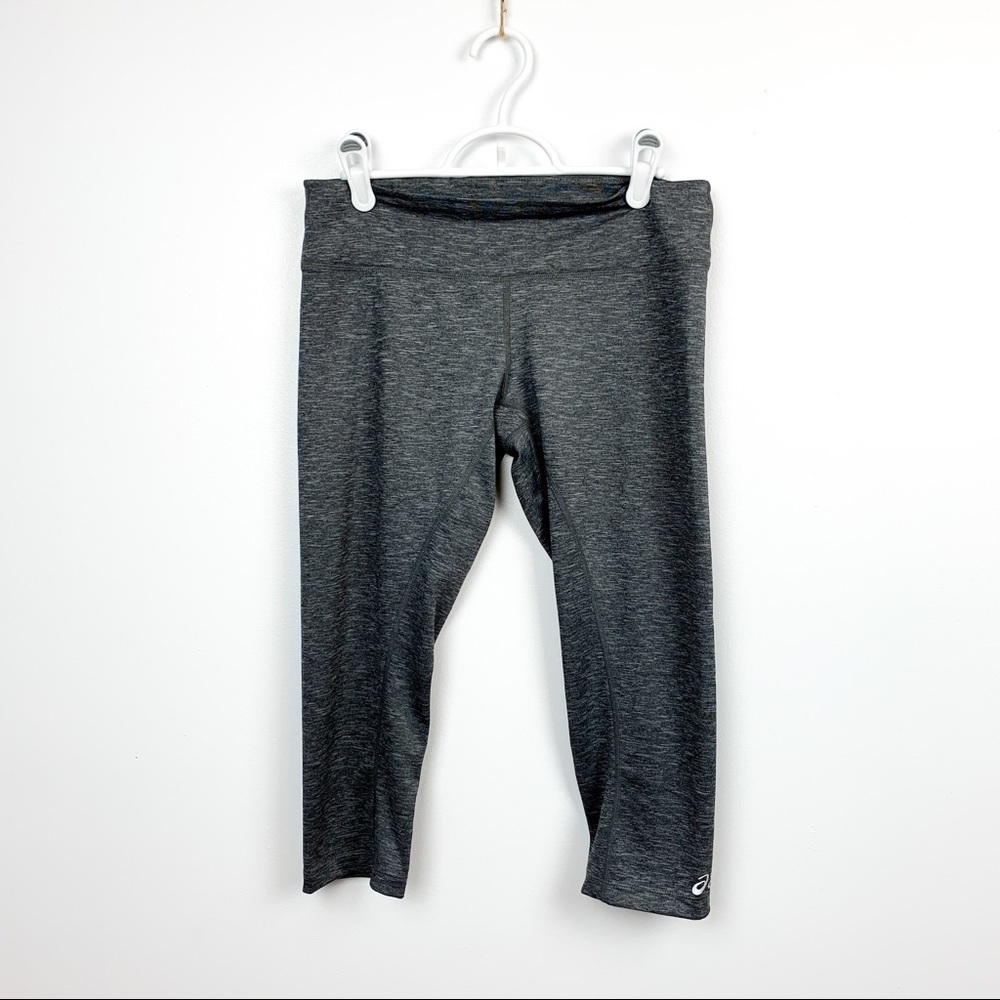 Asics Grey Capri Athletic Leggings
